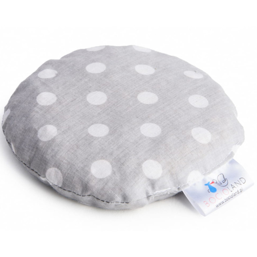 Termofor z pestkami wiśni 180g Grochy szare / Bocioland Termofor z pestkami wiśni 180g Grochy szare / Bocioland