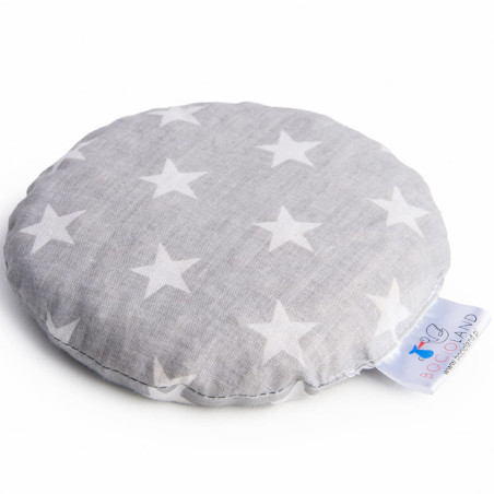 Termofor z pestkami wiśni 180g Gwiazdki szare / Bocioland
