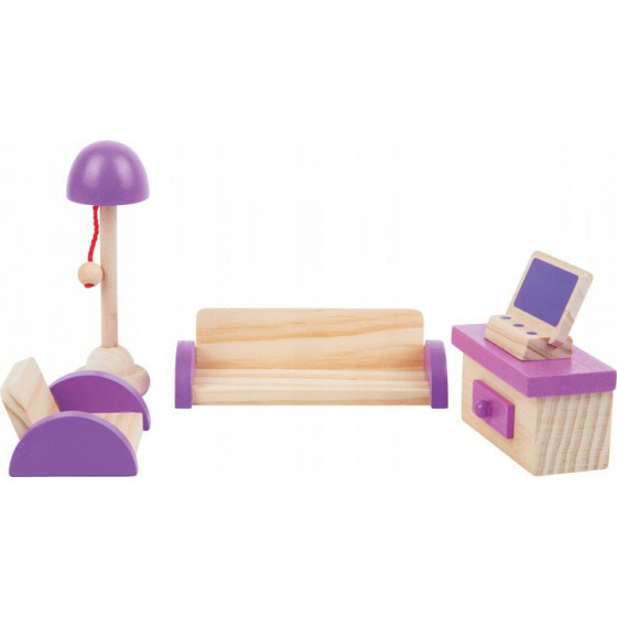 Wyposażenie do domku dla lalek - Pokój wypoczynkowy / Small Foot Design