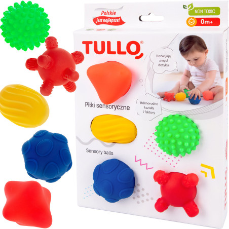 Piłki sensoryczne 5 szt. / Tullo