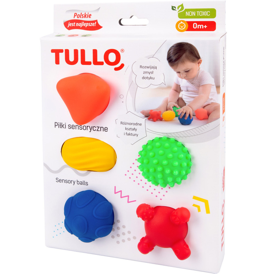 Piłki sensoryczne 5 szt. / Tullo