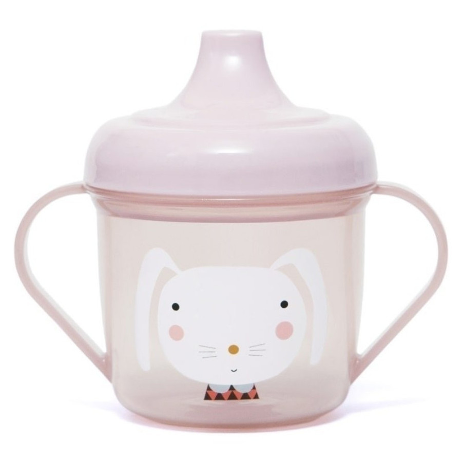 Kubek treningowy z ustnikiem Królik i krople / Petit Monkey Kubek treningowy z ustnikiem Królik i krople / Petit Monkey