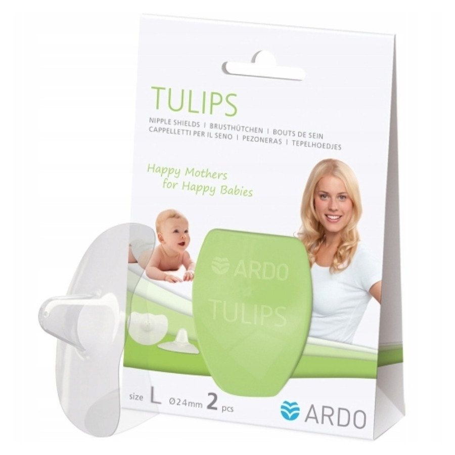 Nakładki na piersi Tulips L 24 mm / Ardo Medical Nakładki na piersi Tulips L 24 mm / Ardo Medical