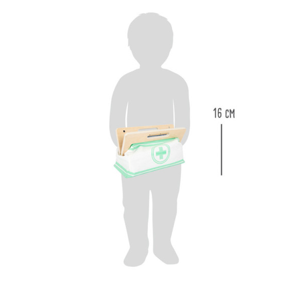 Torba małego lekarza z zestawem akcesoriów 18 el. / Small Foot Design