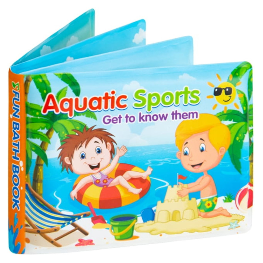 Miękka książeczka edukacyjna Sporty wodne / Bocioland Miękka książeczka edukacyjna Sporty wodne / Bocioland