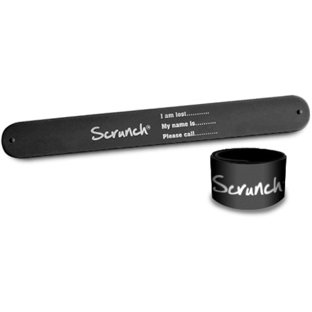 Opaska informacyjna dla dziecka Szara / Scrunch