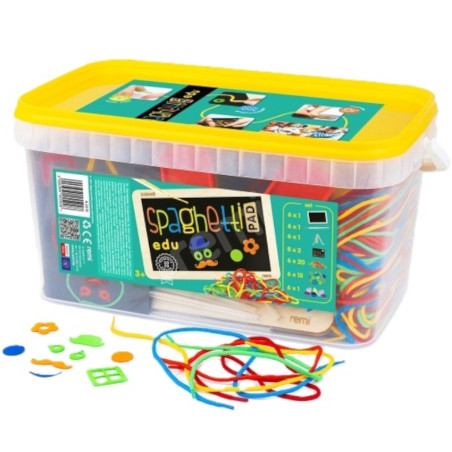 Sznurówki Spaghetti - Przewlekanka edukacyjna 6 Kpl. / Remi