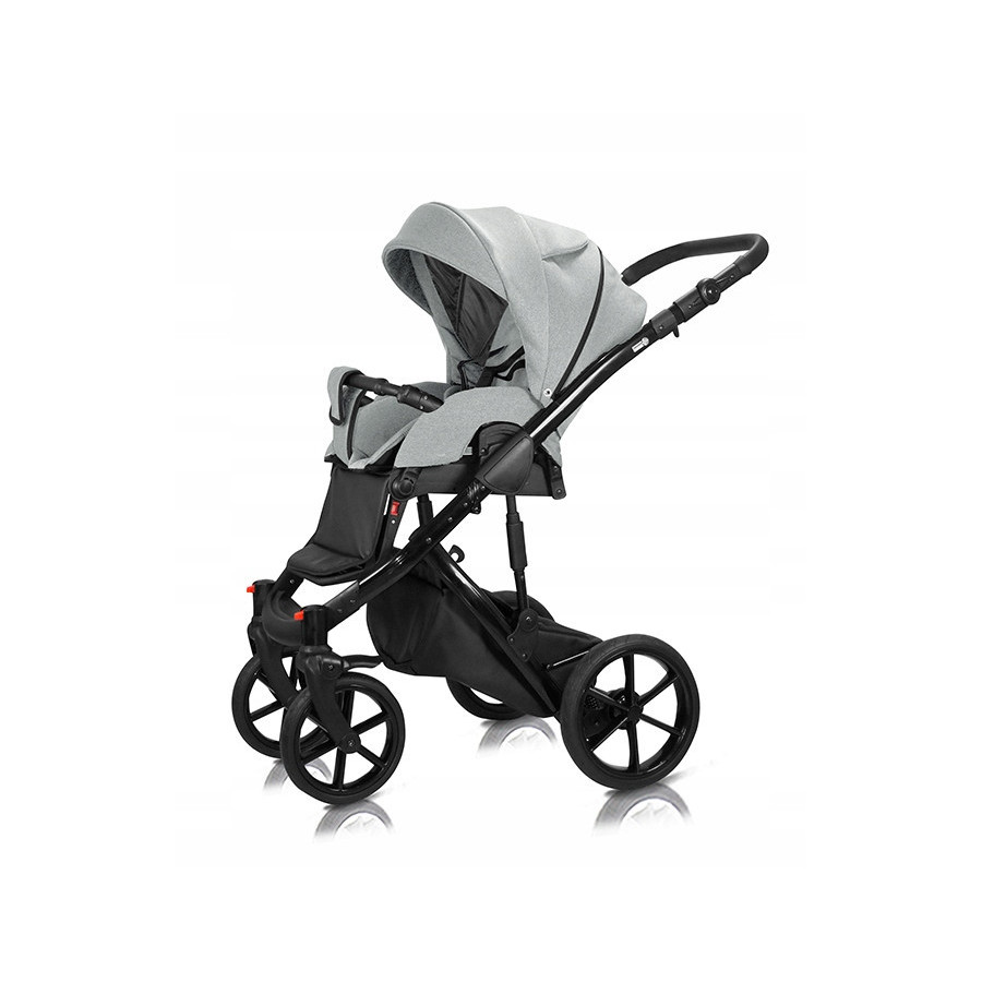 Wózek dziecięcy 2w1 Bacio Szary / Milu Kids