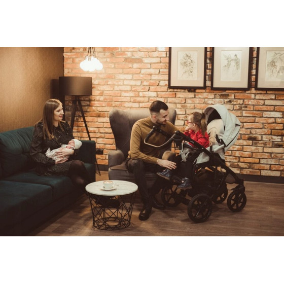 Wózek dziecięcy 2w1 Bacio Szary / Milu Kids