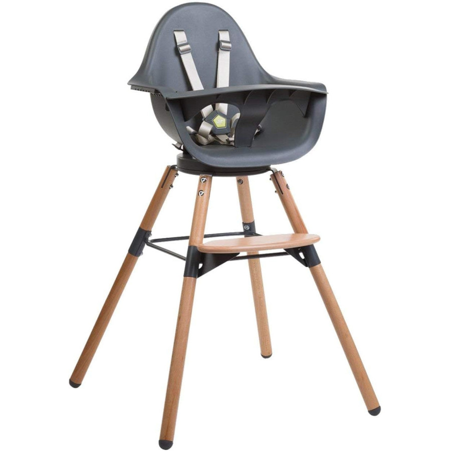 Krzesełko do karmienia Evolu 2 ONE.80° Anthracite / Childhome