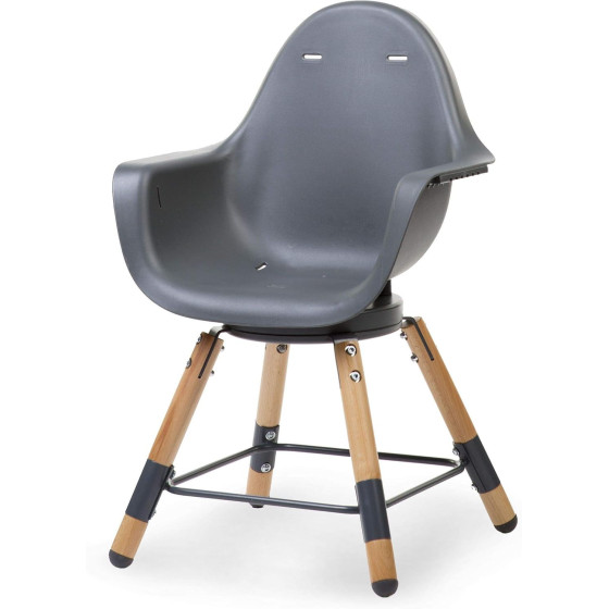 Krzesełko do karmienia Evolu 2 ONE.80° Anthracite / Childhome