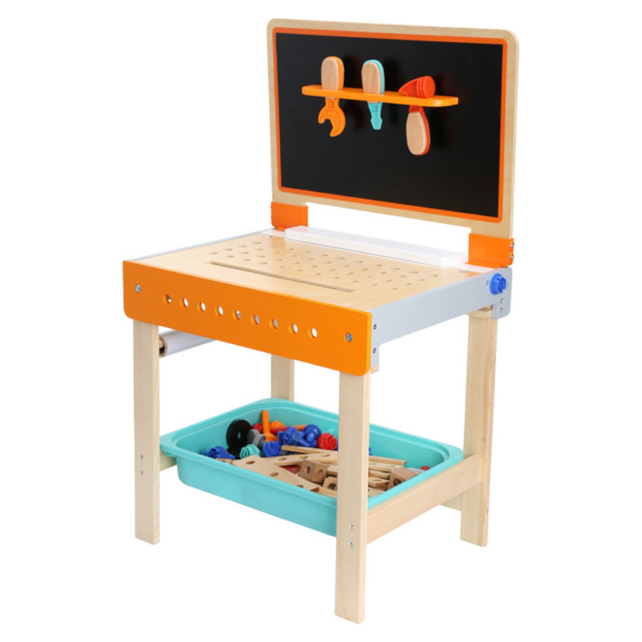 Stolik warsztatowy z tablicą i akcesoriami / Small Foot Design Stolik warsztatowy z tablicą i akcesoriami / Small Foot Design