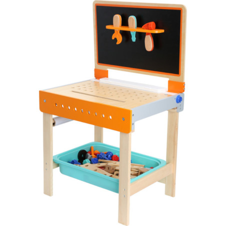 Stolik warsztatowy z tablicą i akcesoriami / Small Foot Design
