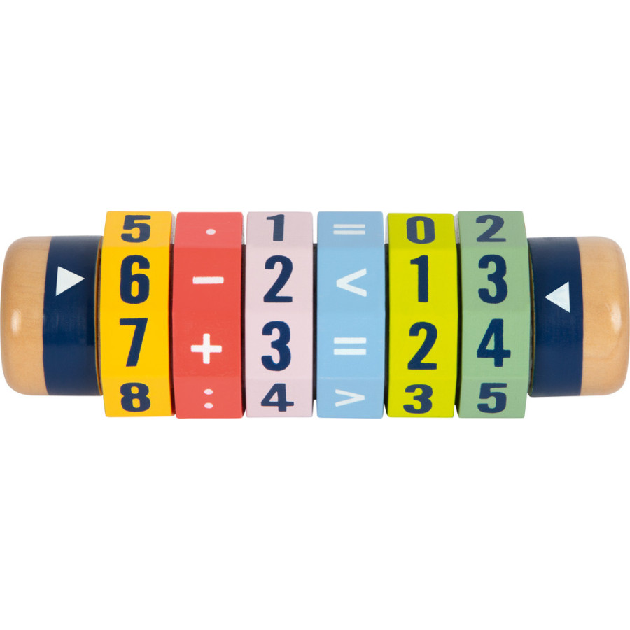 Obracane działania matematyczne Drewniany kalkulator / Small Foot Design