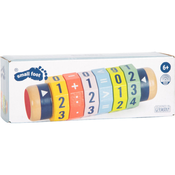 Obracane działania matematyczne Drewniany kalkulator / Small Foot Design