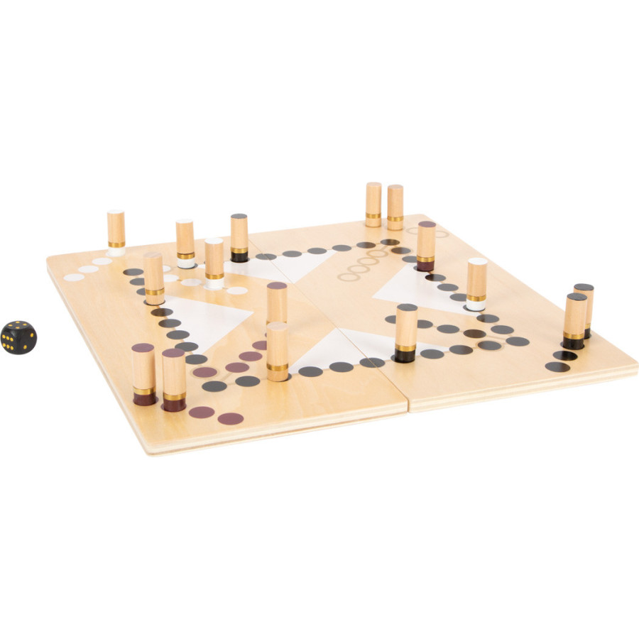 Gra planszowa chińczyk + drabinki Złota Edycja / Small Foot Design
