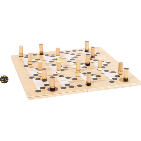 Gra planszowa chińczyk + drabinki Złota Edycja / Small Foot Design