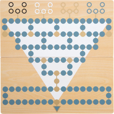 Gra planszowa barykady + halma Złota Edycja / Small Foot Design
