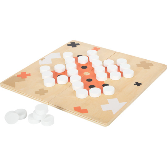 Gra planszowa samotnik + młynek Złota Edycja / Small Foot Design