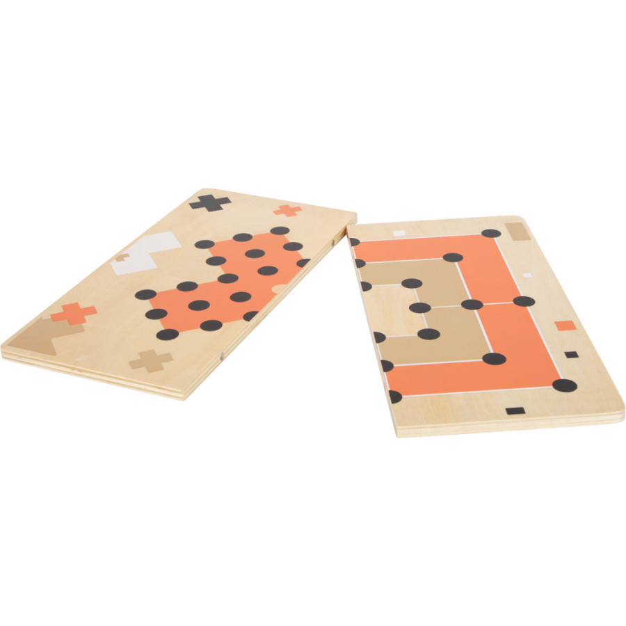 Gra planszowa samotnik + młynek Złota Edycja / Small Foot Design