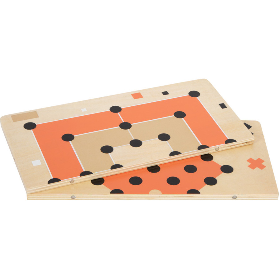 Gra planszowa samotnik + młynek Złota Edycja / Small Foot Design