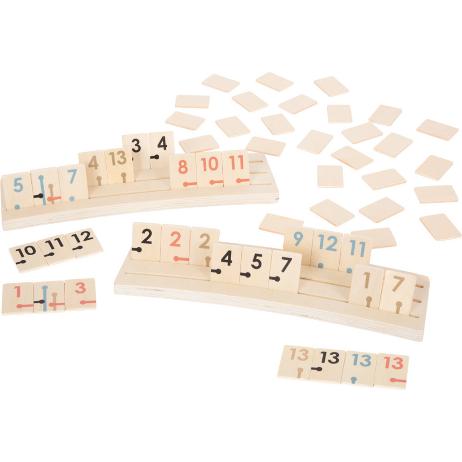 Gra logiczna Remik liczbowy Rummy Złota Edycja / Small Foot Design Gra logiczna Remik liczbowy Rummy Złota Edycja / Small Foot Design