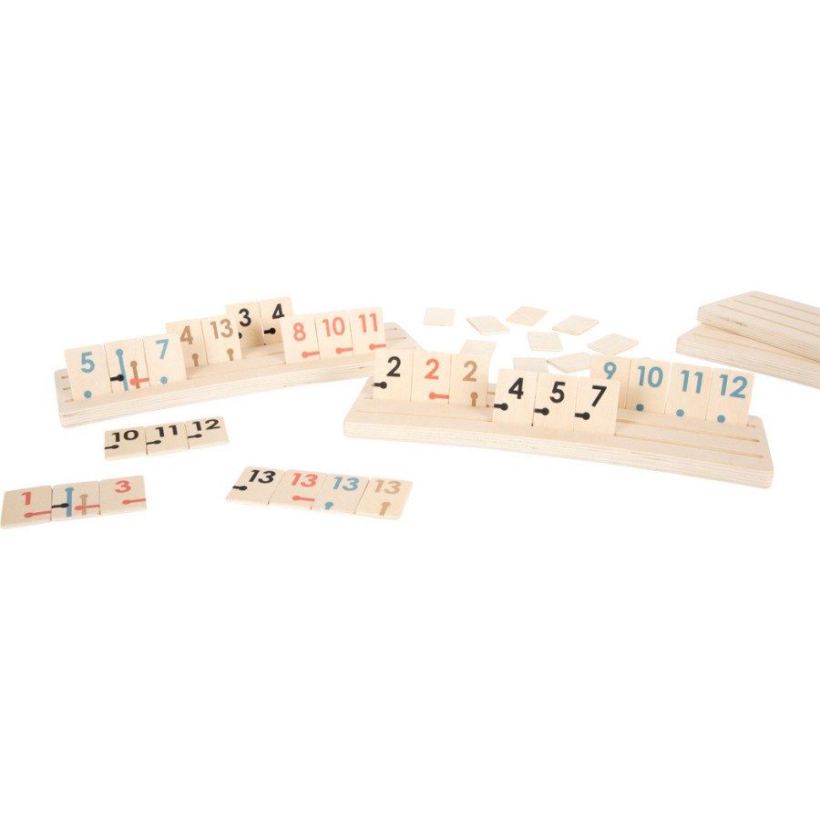 Gra logiczna Remik liczbowy Rummy Złota Edycja / Small Foot Design