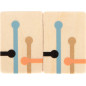 Gra logiczna Remik liczbowy Rummy Złota Edycja / Small Foot Design Gra logiczna Remik liczbowy Rummy Złota Edycja / Small Foot Design