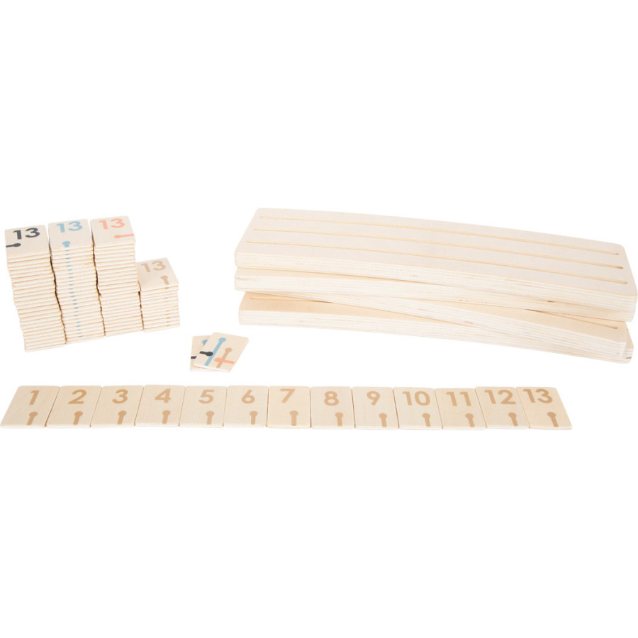Gra logiczna Remik liczbowy Rummy Złota Edycja / Small Foot Design