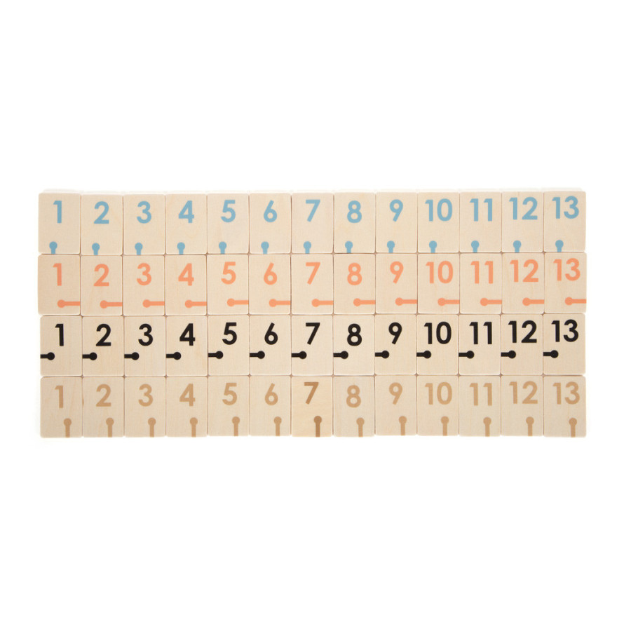 Gra logiczna Remik liczbowy Rummy Złota Edycja / Small Foot Design