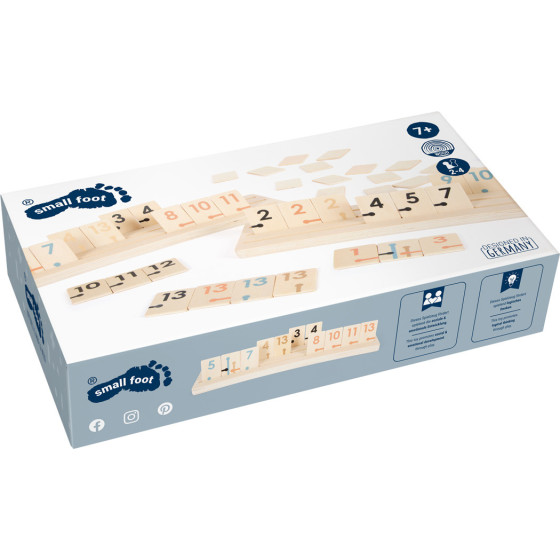 Gra logiczna Remik liczbowy Rummy Złota Edycja / Small Foot Design