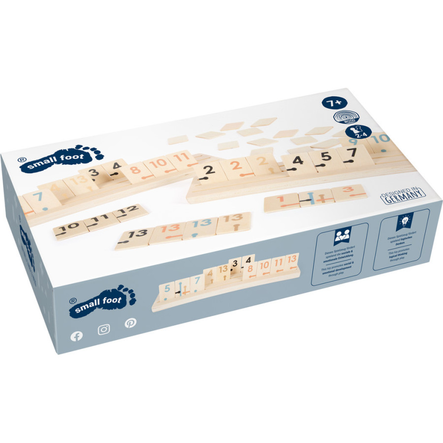 Gra logiczna Remik liczbowy Rummy Złota Edycja / Small Foot Design