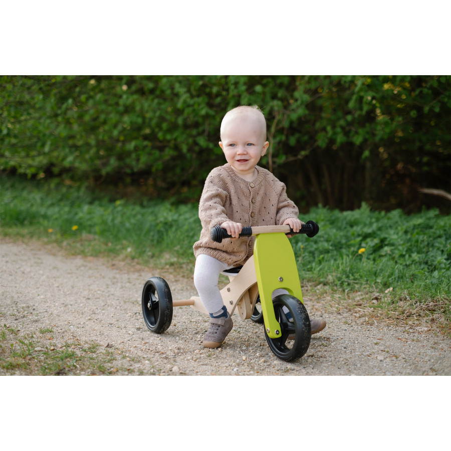 Rowerek biegowy trike zielony - 2 i 3 kołowy / Small Foot Design