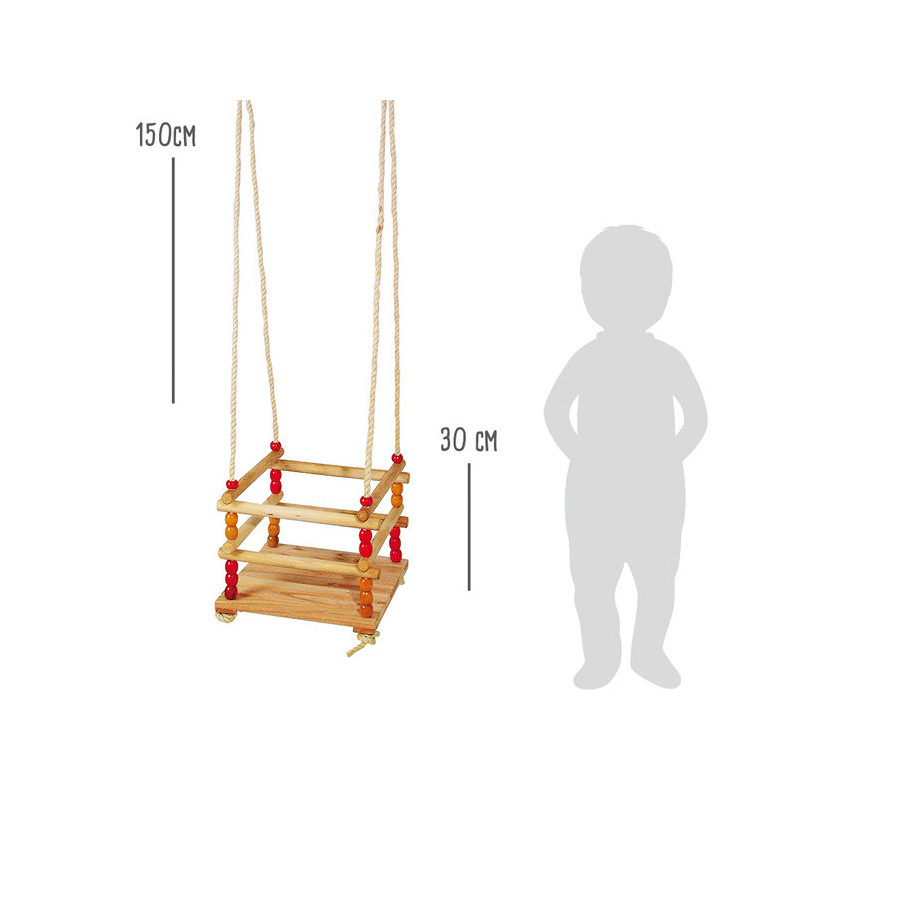 Drewniana huśtawka podwieszana / Small Foot Design