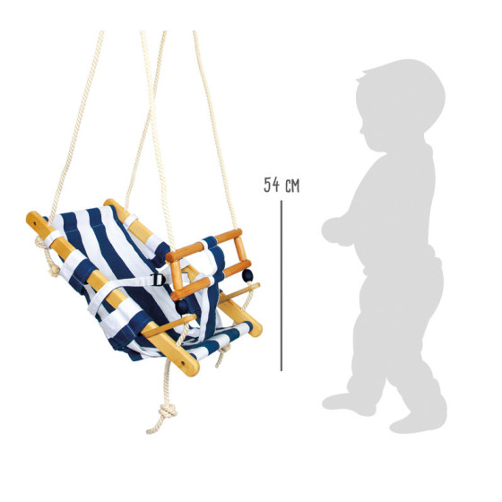 Materiałowa huśtawka podwieszana Marynarska / Small Foot Design