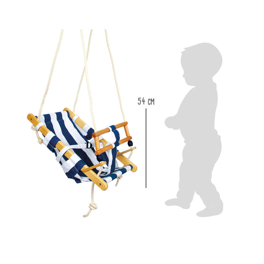 Materiałowa huśtawka podwieszana Marynarska / Small Foot Design