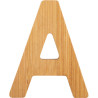 Bambusowy alfabet - literki na ścianę "A" 1 szt. / Small Foot Design