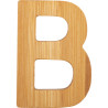 Bambusowy alfabet - literki na ścianę "B" 1 szt. / Small Foot Design