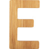 Bambusowy alfabet - literki na ścianę "E" 1 szt. / Small Foot Design