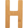 Bambusowy alfabet - literki na ścianę "H" 1 szt. / Small Foot Design
