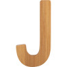 Bambusowy alfabet - literki na ścianę "J" 1 szt. / Small Foot Design