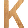 Bambusowy alfabet - literki na ścianę "K" 1 szt. / Small Foot Design