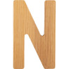 Bambusowy alfabet - literki na ścianę "N" 1 szt. / Small Foot Design