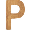 Bambusowy alfabet - literki na ścianę "P" 1 szt. / Small Foot Design