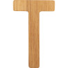 Bambusowy alfabet - literki na ścianę "T" 1 szt. / Small Foot Design