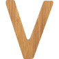Bambusowy alfabet - literki na ścianę "V" 1 szt. / Small Foot Design Bambusowy alfabet - literki na ścianę "V" 1 szt. / Small Foot Design