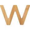 Bambusowy alfabet - literki na ścianę "W" 1 szt. / Small Foot Design
