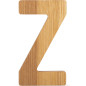 Bambusowy alfabet - literki na ścianę "Z" 1 szt. / Small Foot Design Bambusowy alfabet - literki na ścianę "Z" 1 szt. / Small Foot Design