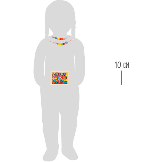 Kreatywne koraliki do nawlekania 83 el. / Small Foot Design