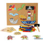 Puzzle przybijane na pinezki Piraci / Small Foot Design